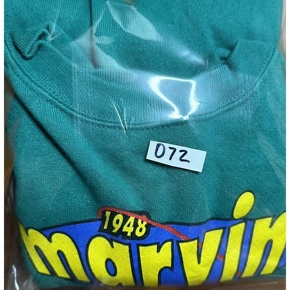 Vintage‎ Marvin Martian Sweatshirt Pullover 1997 Looney Tunes Embroidered
